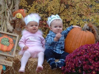 Jackson and Ava...Birthday Prince and Princess!!